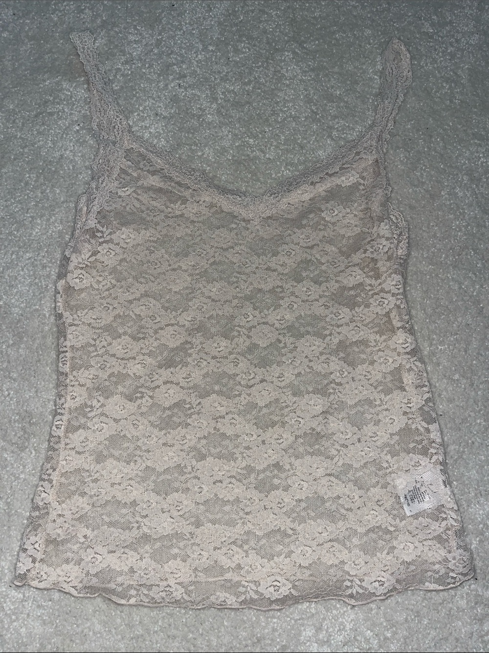 Brandy light pink lace top